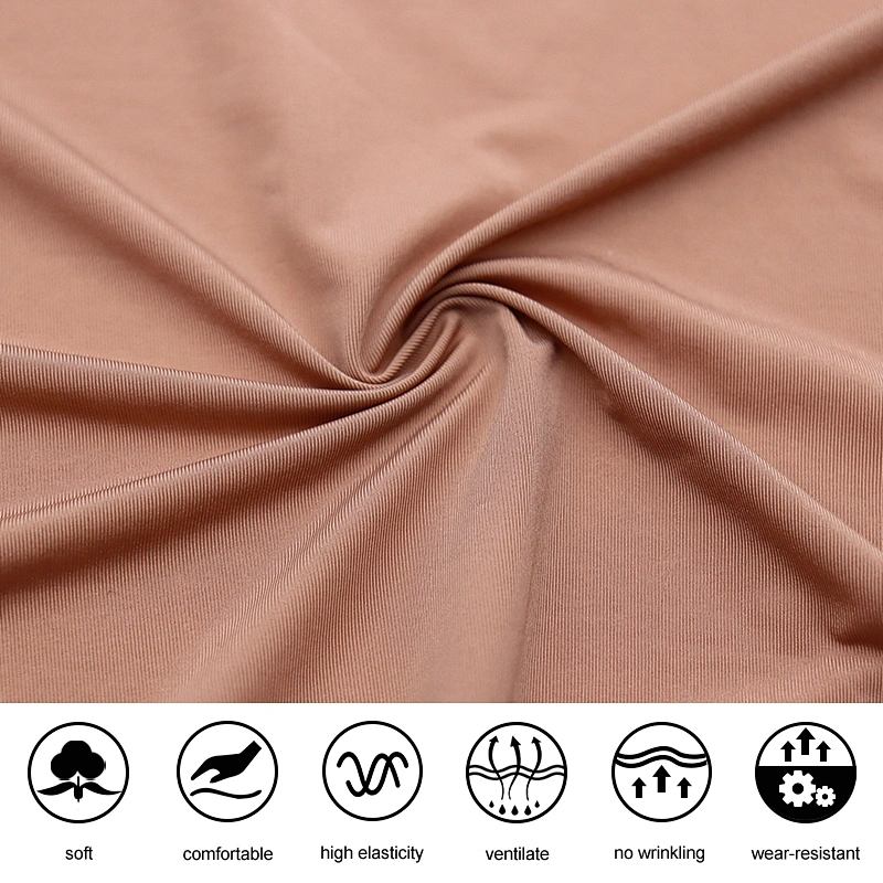 4-way stretch nylon spandex single jersey fabric